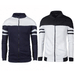 Men's Clothing new style, men's casual jackets, color matching fleece sweatshirts J02_viptrois.com