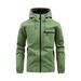 Men's Clothing Men's Utility Hooded Jacket - Water-Resistant Cargo Coat With Multiple Pockets (5 Colors, XS-2XL)_viptrois.com