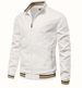 Men's Clothing casual jacket men's spring and autumn sports solid color men's jacket men's_viptrois.com