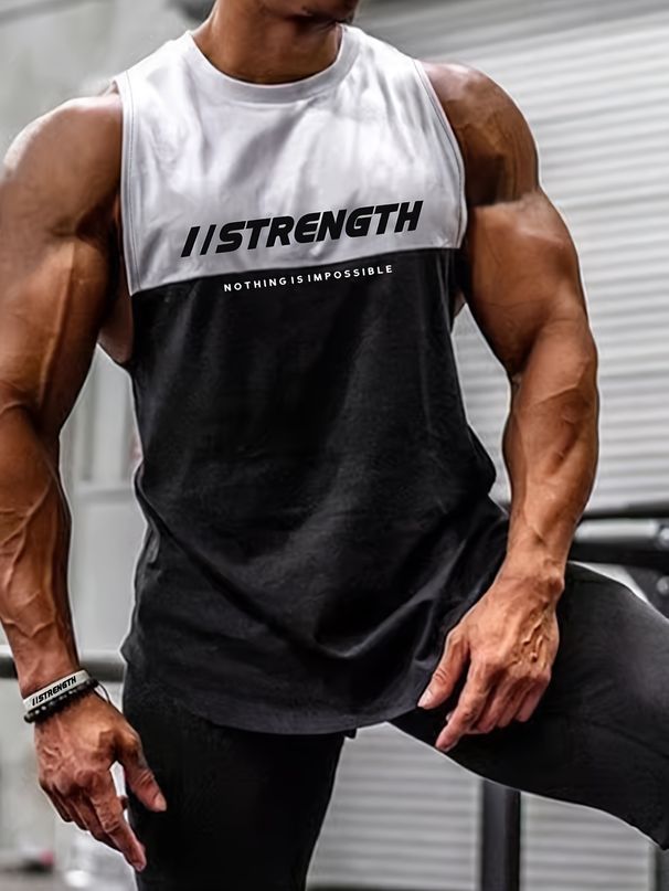 Pulse European And American Cross-Border New Men's Fitness Sleeveless 2025 Sports Casual Breathable Quick-Dry Vest Wholesale_viptrois.com