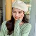 Autumn Winter New British Style Wool Beret Artistic Versatile Painter Warm Octagonal Hat For Women Trendy_viptrois.com