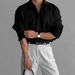 Men's Clothing Ribbed Texture Long Sleeved Shirt For Men Casual Business Shirt With Drape And Mature Style All Match Top_viptrois.com