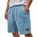 Men's Clothing American Retro Corduroy Casual Workwear Shorts Simple Fashion_viptrois.com