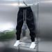 Men's Clothing Spring New Vertical Stripe Casual Pants Men's Trendy Elastic Waist Cuff Pants Fashion Sports Pants_viptrois.com
