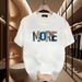 Men's Clothing New Summer Double Yarn Combed Cotton Men's Short Sleeved T Shirt Loose Trendy Brand T Shirt Casual_viptrois.com