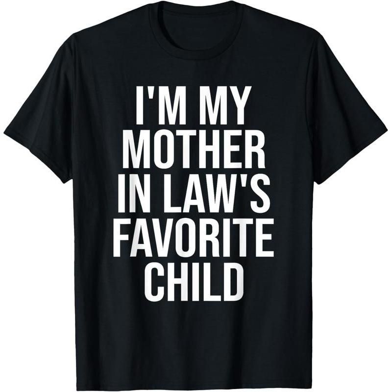 Camiseta 100% Algodón Soy El Niño Favorito De Mi Suegra_viptrois.com