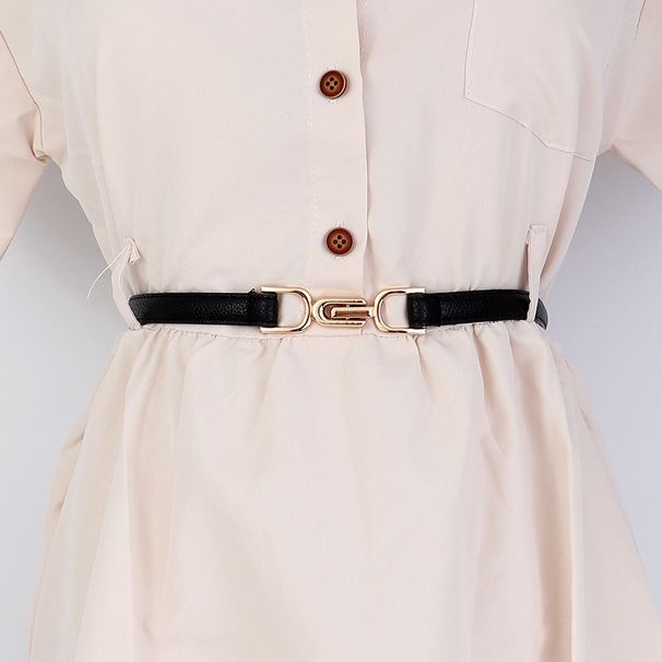 Women's Fashion Simple Decorative Dress Cinching Versatile White Thin Sexy Waist Chain Pants Belt_viptrois.com