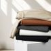 Men's Japanese Style Slim Fit Sweater – Mid Neck Knit Pullover (White/Dark Gray/Black/Apricot/Brown, M-4XL)_viptrois.com