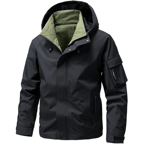 Men's Tactical Storm Jacket – Waterproof Workwear Hoodie With Reinforced Elbows (M-5XL, Anti-Scratch Polyester)_viptrois.com