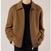 Spring And Autumn New Jacket Jacket Casual Korean Version Of Light And Mature Style Business Men's High-end Regular Spring And Autumn Lapel Collar_viptrois.com