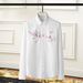 Men's Clothing Trendy Slim Fit Men's Casual Shirt Plum Blossom Print Premium Embroidered Dress Shirt Long Sleeve Oxford For Formal & Casual_viptrois.com