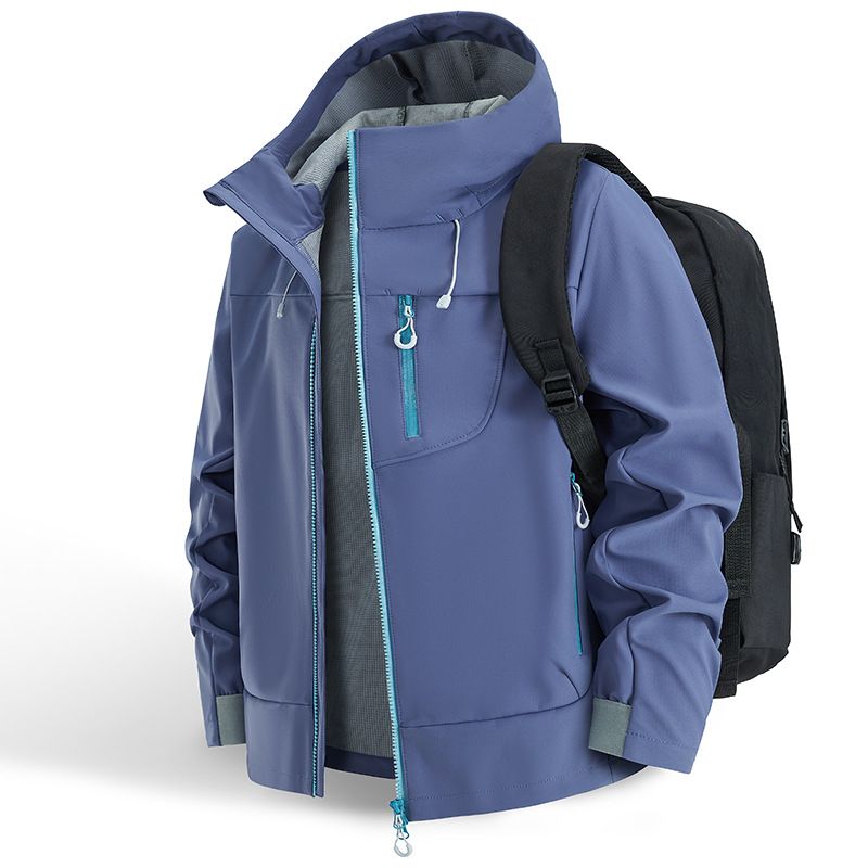 Men's & Women's Waterproof Windproof Softshell Jacket For Outdoor Hiking Camping Skiing - Lightweight Thermal Hooded Coat_viptrois.com