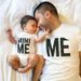 Cross Border American European Station Creative Parent Child T Shirt Summer Parent Child Outfit Shooting Short Sleeved Family Of Three Or Four_viptrois.com