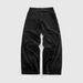 Retro Hip Hop Jeans – Distressed Denim Pants With Studded Details & Drawstring Waist, Loose Straight-Leg Unisex Style_viptrois.com