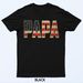 Papa Bold Patriotic American Flag Father’s Day Papa T-Shirt Mens Womens Tees Top_viptrois.com