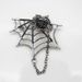 Halloween New Creative Fashionable Personalized Diamond Spider Brooch Flower Clothing Accessory_viptrois.com