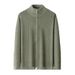 Autumn Winter Cardigan For Middle-aged And Young Men, Dad's Warm Knitted Wool Sweater Cardigan, Long Sleeve Coat_viptrois.com