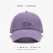 Spring Soft Top Thin Letter Sticker Embroidered Washed Men's Baseball Cap Outdoor Shopping Versatile Women's Cap_viptrois.com