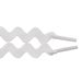 Solid Color S-shaped Wavy Ribbon Light Luxury Fashion With The Trend Of Retro Small White Shoe Rope_viptrois.com