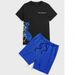 Breathable Cotton Casual Short Sleeve T-Shirt & Shorts Set For Men - Lightweight Summer Outfit, Gym & Streetwear_viptrois.com