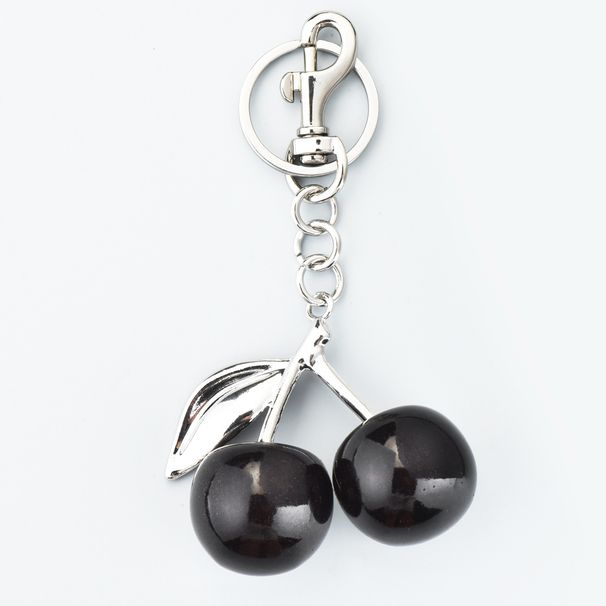 Bag Charm Factory Direct Sales Hot Selling Multi Color Cherry Lock Ring Fashion Personality Bag Fruit Pendant Accessories Jewelry Wholesale_viptrois.com