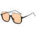 New Style Large Frame Face-slimming Double Bridge UV Protection Glasses Sunglasses For Women_viptrois.com