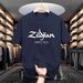 Men's Premium Comfort T-Shirt - Breathable Polyester, Relaxed Fit Streetwear (White/Navy/Black/Red/Khaki, S-XXL)_viptrois.com