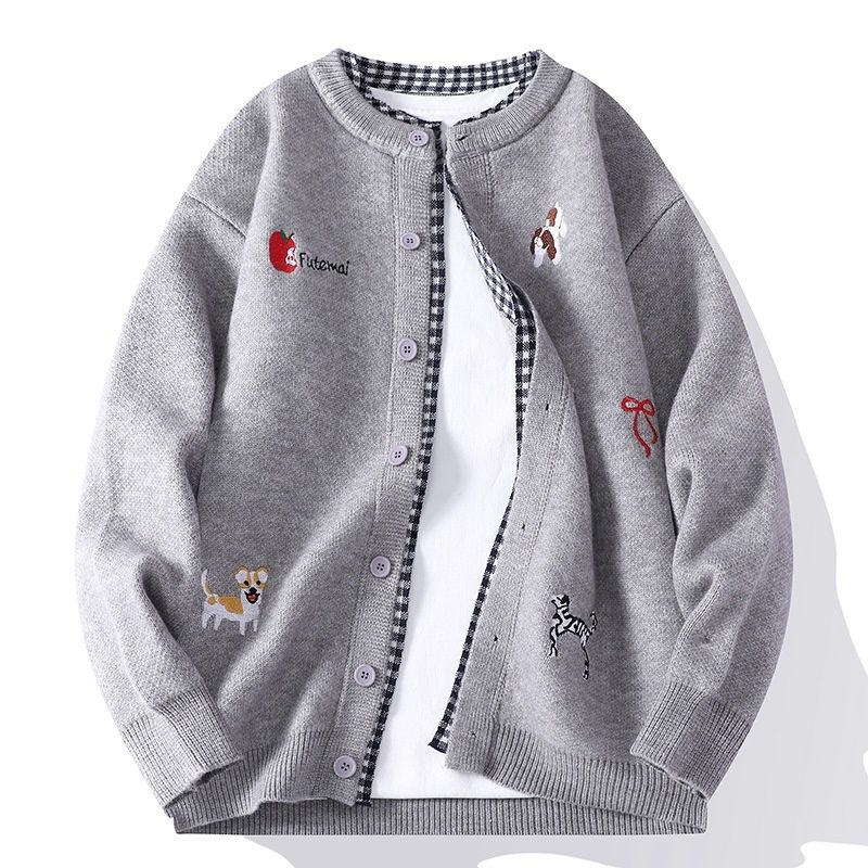 Pure Cross-Border Foreign Trade Men's Winter New Autumn Fashion Knitted Long Sleeve Sweater_viptrois.com