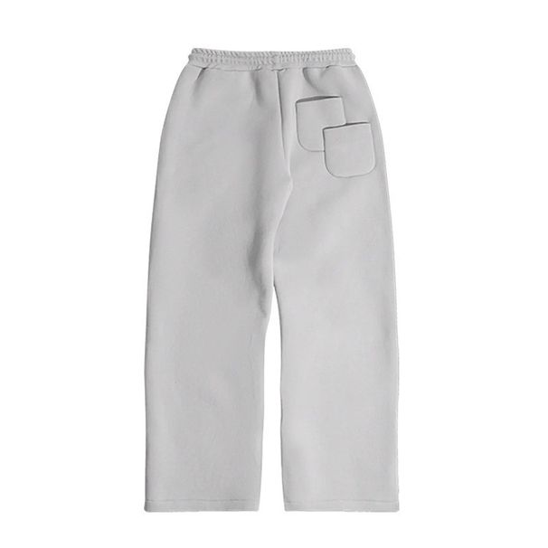 Men's Clothing Kanye Same Fashion Brand High Street Loose Plus Velvet Hooded Sweatshirt Loose Drawstring Sweatpants Suit Unisex_viptrois.com