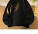 Autumn And Winter Versatile Hoodie, Letter Hooded Jacket, Trendy Loose Casual Top_viptrois.com