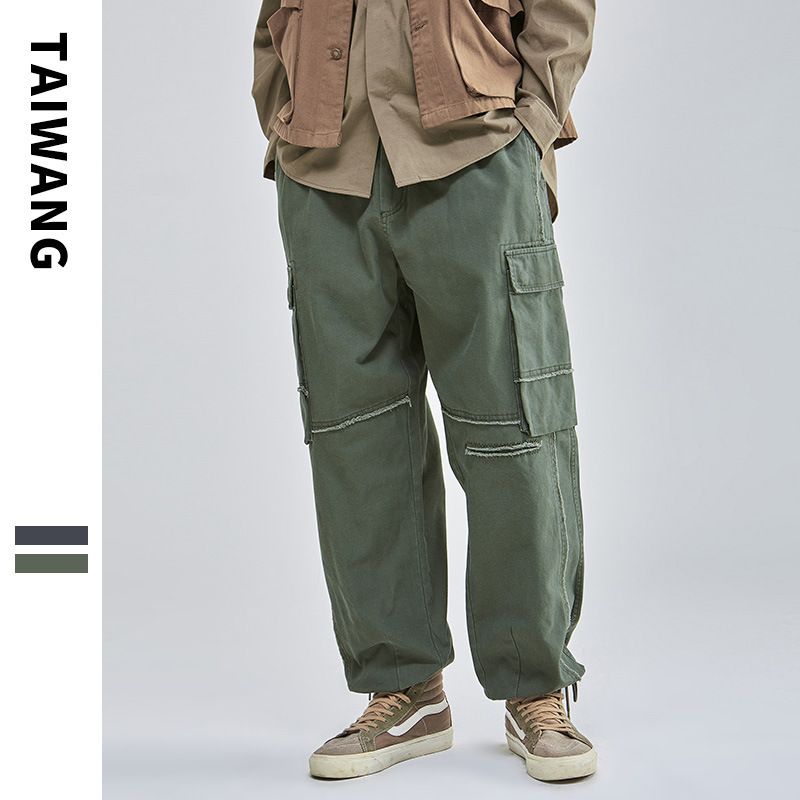 Men's Clothing Men's Wear Fashion Brand Overalls Men Autumn New Men's Wear Pants Stone Mill Loose Casual Trousers Men_viptrois.com