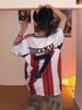 New Sports V-Neck Jersey Short Sleeve American Loose Hip-Hop Style T-Shirt For Men And Women_viptrois.com