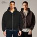 Loom ETAI Clothing|Casual Loose Short Zipper Hoodie For Men Trendy Brand Clothing Autumn Men's Hooded Sweatshirt_viptrois.com