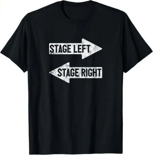 T-shirtt-shirtstage Left Stage Right Funny 2026 Theater Drama Pla_viptrois.com