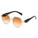 Fashion Metal Sunglasses - European & American Style Polygonal Sunshade Glasses (Celebrity All-Match Design)_viptrois.com