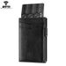 Men's Wallet Card Cases Automatic Card Holder RFID Side Push Anti Theft Microfiber Metal Card Holder Large Capacity Men's Coin Purse_viptrois.com
