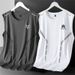 Men's Clothing Summer Thin Trend Fitness Running Quick Drying Seamless Waistcoat Hurdles Loose Sleeveless T Shirt_viptrois.com