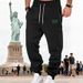Men's Fleece-Lined Casual Jogger Pants With Drawstring - Winter Warmth, Comfortable & Stylish Sweatpants For Everyday Wear_viptrois.com