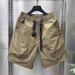 Men's Summer Thin Cargo Shorts Ice Silk Mid Length Casual Outdoor Five Point Pants_viptrois.com