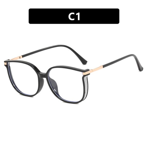 Women's Eyeglasses Ultra Light Glasses Frame For Myopia Suitable For Big Face Slimming Anti Blue Light Glasses Frame Plain Glasses For Round Face_viptrois.com