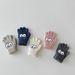 children's gloves autumn and winter ins style boys and girls separate fingers warm wool knitted five finger baby gloves_viptrois.com