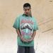 American Street Fashion Vintage Distressed Frayed Pure Cotton Men's Short Sleeve T-Shirt Summer New Style_viptrois.com