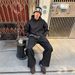 Dark Gray Short Boxy Sweater Men's Spring And Autumn Teen Stiff Hoodie American Retro Heavy Coat_viptrois.com
