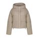 Men's Clothing Foreign Trade 2025 Korean Version Short Stand Collar Small Down Cotton Jacket Female Simple Loose Version Zipper Puffer Jacket_viptrois.com