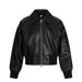 2026 Autumn New Oversized Wide Flight With Turn-down Collar PU Leather Motorcycle Jacket Old Money Style Cool Short Trendy_viptrois.com