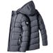 Down 2023 New Winter Men's Thickened Short Coat Removable Hood Cotton Jacket Trendy_viptrois.com