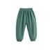 XUANMU Summer Boys Girls Pants Children Solid Color Cotton Linen Loose Harem Pants Casual Kids Hight Waist Pleated Trousers XB009_viptrois.com