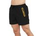 Men's Thin Large Size Beach Shorts Quick-Drying Rubberized Zipper Pocket Casual Beach Shorts _viptrois.com
