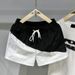 Men’s Clothing New Simple And Comfortable Shorts Three Quarter Pants Men's Casual Sports Pants Three Quarter Pants Breathable Quick Drying_viptrois.com