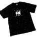 Heavyweight Short Sleeved Summer T-Shirt Unisex High Street Loose Fit American Style Trendy Starry Sky Top For Men And Women_viptrois.com